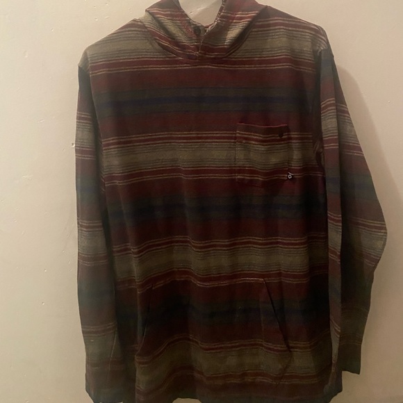 Striped Multi-Color Pullover Sweatshirt - Picture 2 of 4